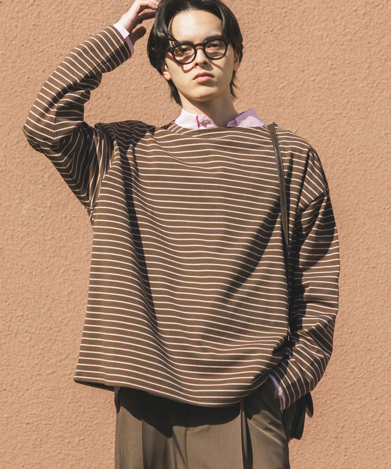 SENSE OF PLACE by URBAN RESEARCH「エクストラルーズバスクシャツ」|Tシャツ・カットソー|