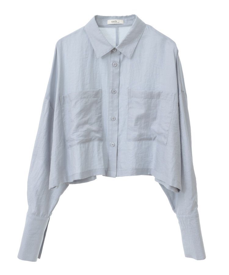 earth music&ecology「Wポケットショートシャツ」|シャツ・ブラウス|