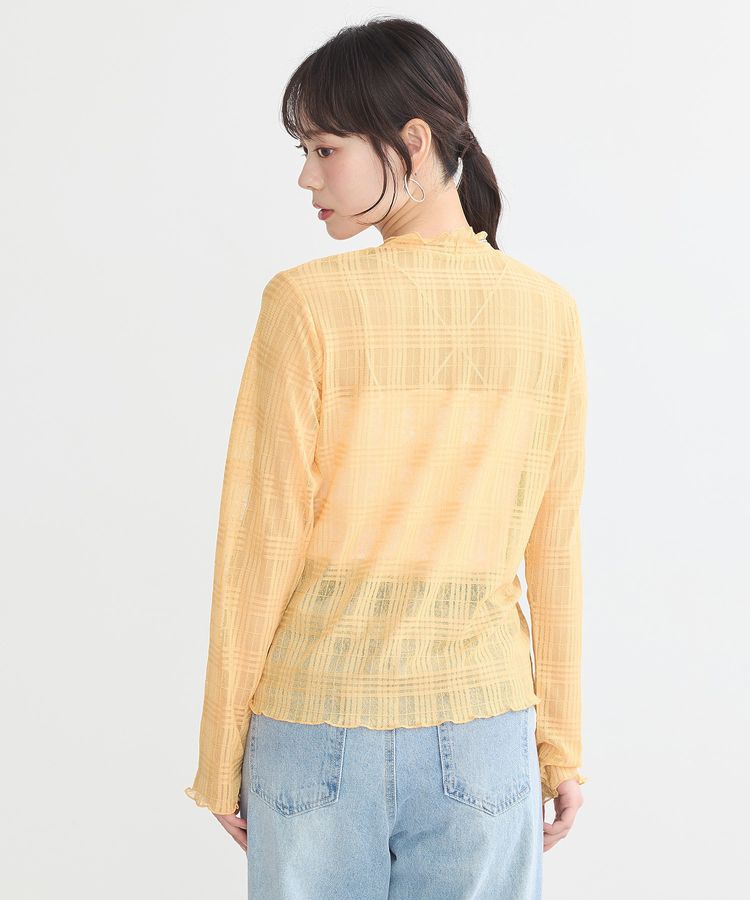 earth music&ecology「シアーチェックプルオーバー」|Tシャツ・カットソー|