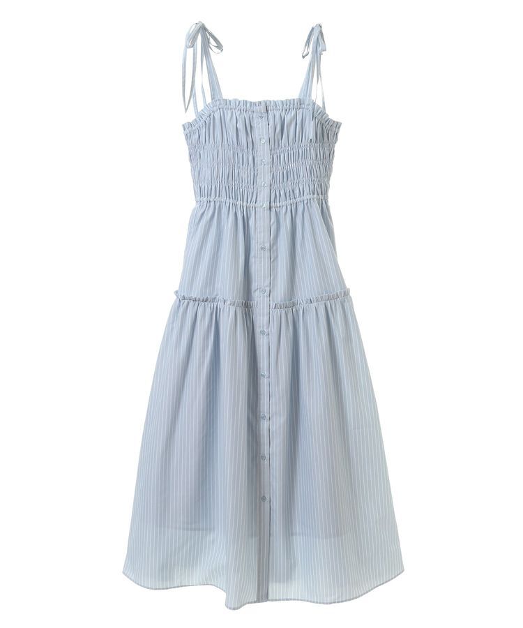 earth music&ecology「ギャザーティアードキャミドレ」|ワンピース|