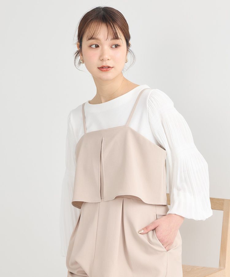 earth music&ecology「マジョリカプリーツプルオーバー」|Tシャツ・カットソー|