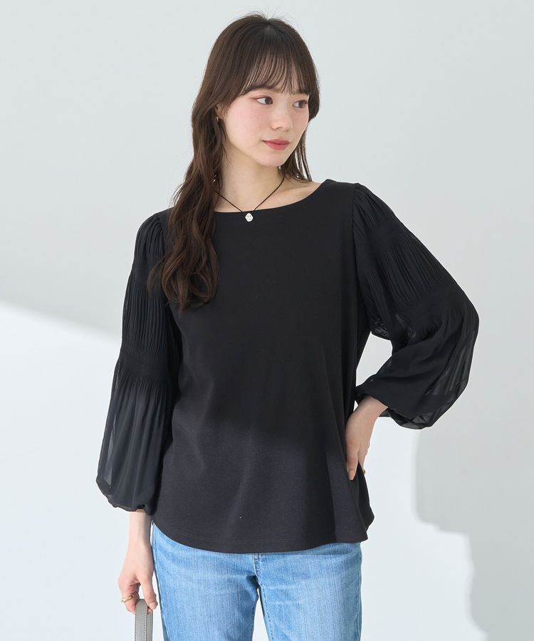 earth music&ecology「マジョリカプリーツプルオーバー」|Tシャツ・カットソー|