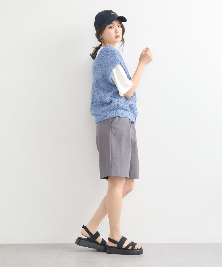 earth music&ecology「ファンシーヤーンベスト」|ベスト・ジレ|