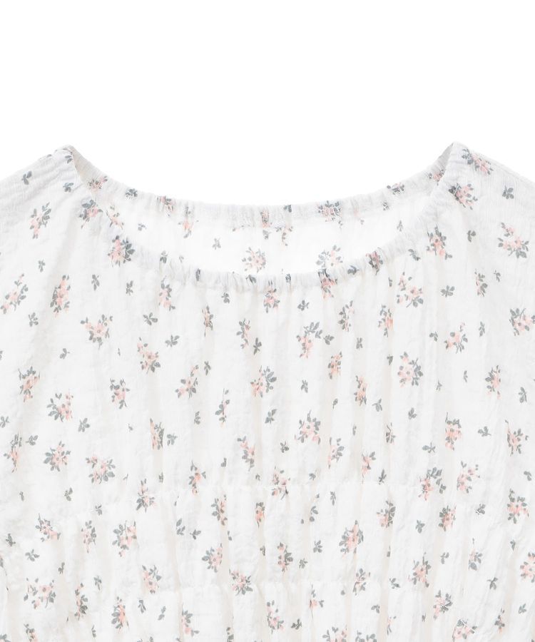 earth music&ecology「花柄ポコポコシャーリングトップス」|Tシャツ・カットソー|