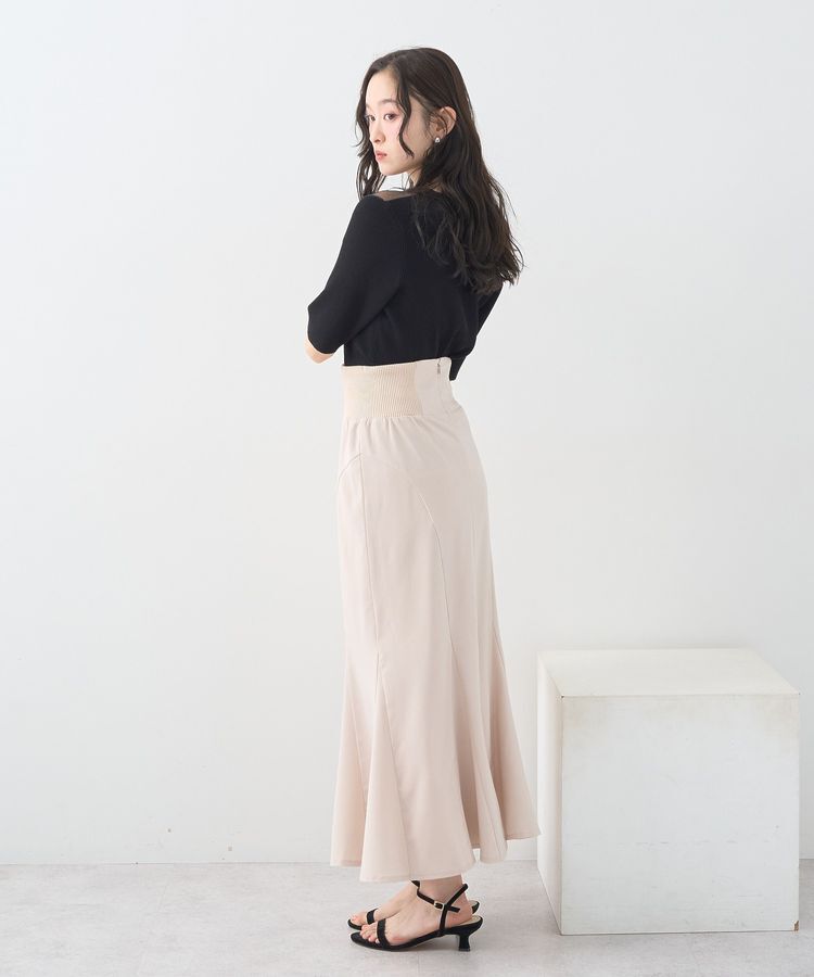 earth music&ecology「シアーヨークニットプルオーバー」|ニット・セーター|