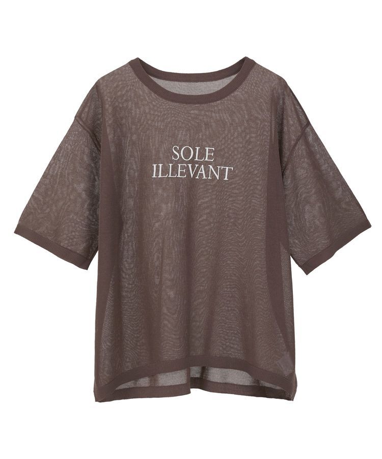 earth music&ecology「ロゴ刺繍シアープルオーバー」|ニット・セーター|