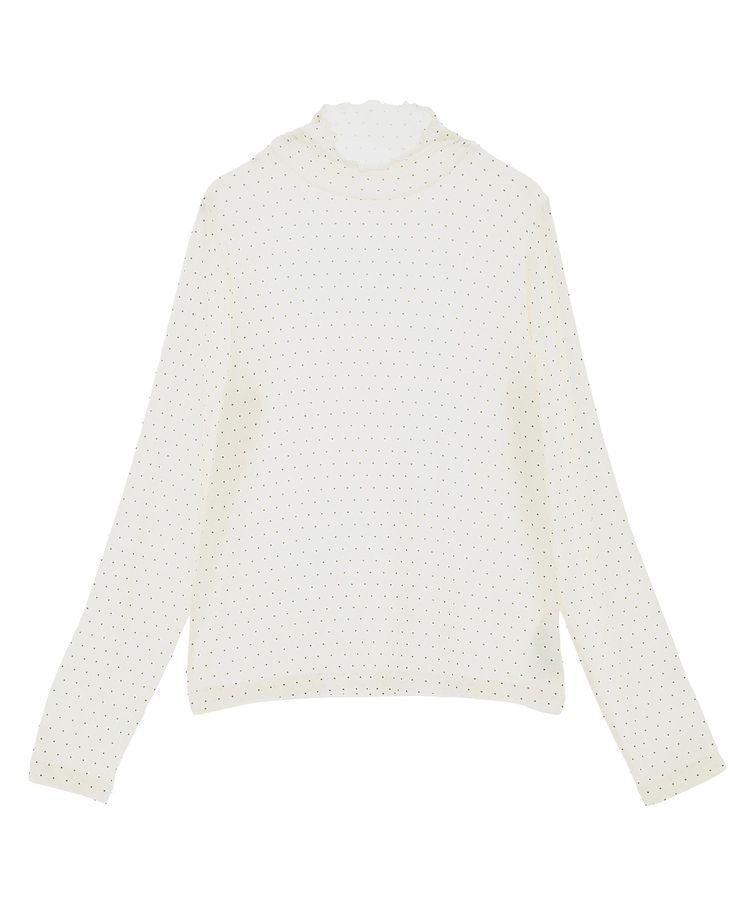 earth music&ecology「あったかフェミニンインナー(シアーハイネック)」|Tシャツ・カットソー|