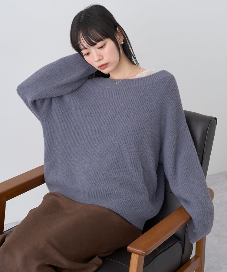 earth music&ecology「あったかフェミニンインナー(2wayネック)」|Tシャツ・カットソー|