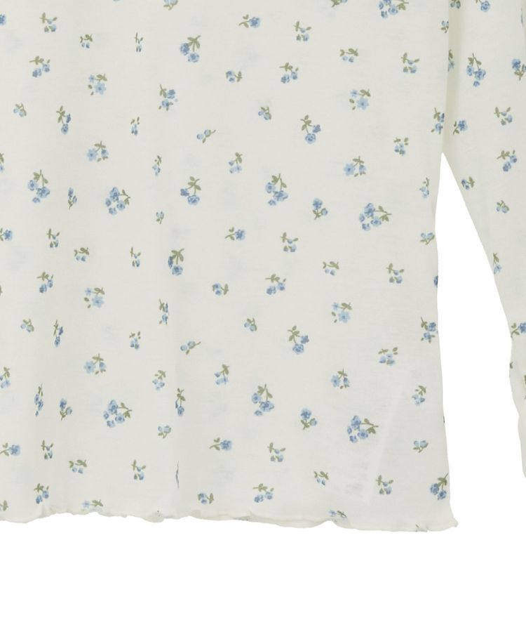 earth music&ecology「ハイネックフラワーメロープルオーバー」|Tシャツ・カットソー|