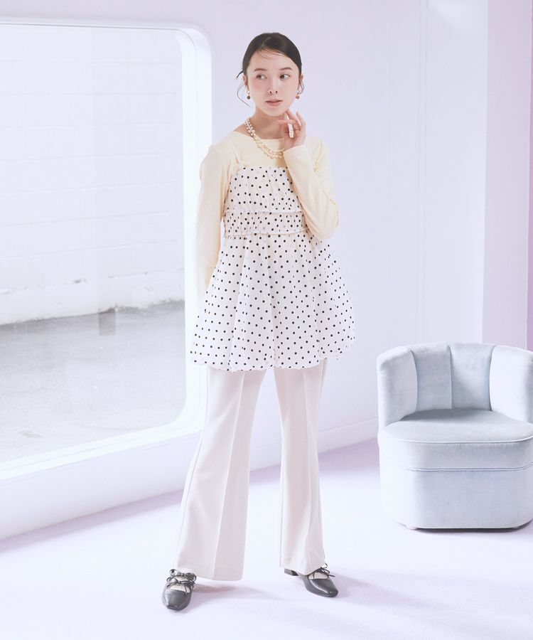 earth music&ecology「センターシームフレアパンツ」|その他|