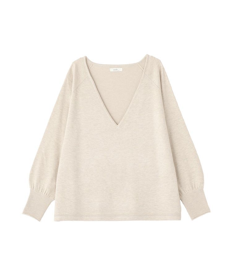 earth music&ecology「ディープVネックプルオーバー」|ニット・セーター|