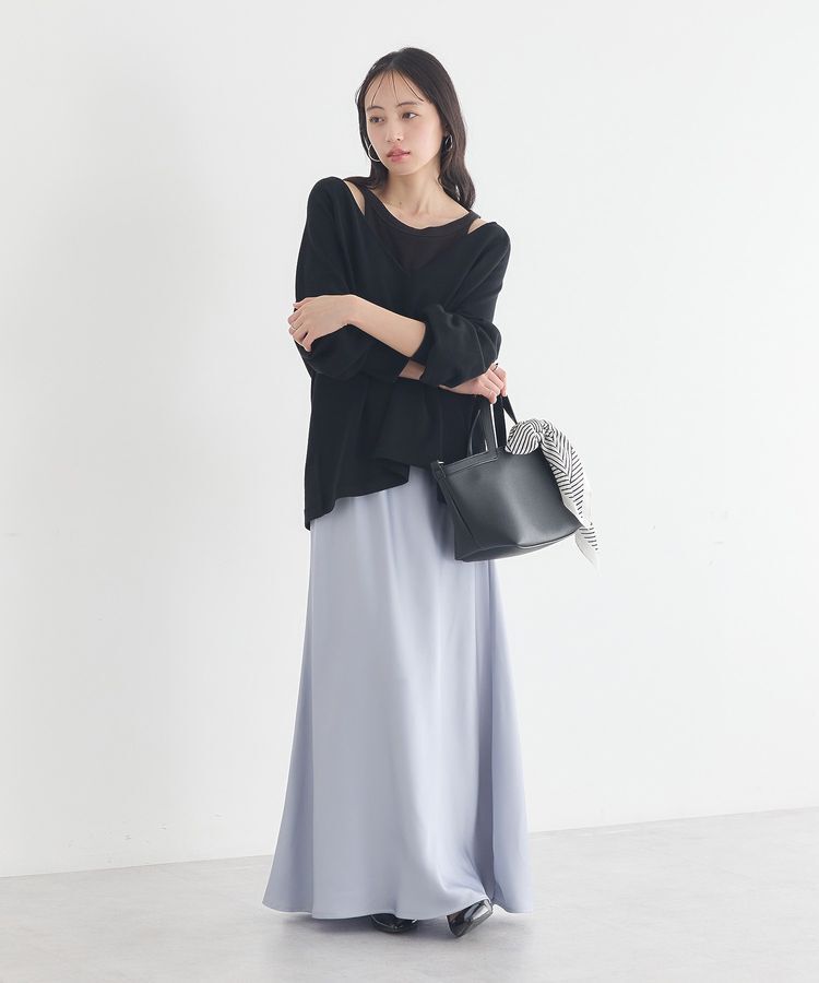 earth music&ecology「ディープVネックプルオーバー」|ニット・セーター|