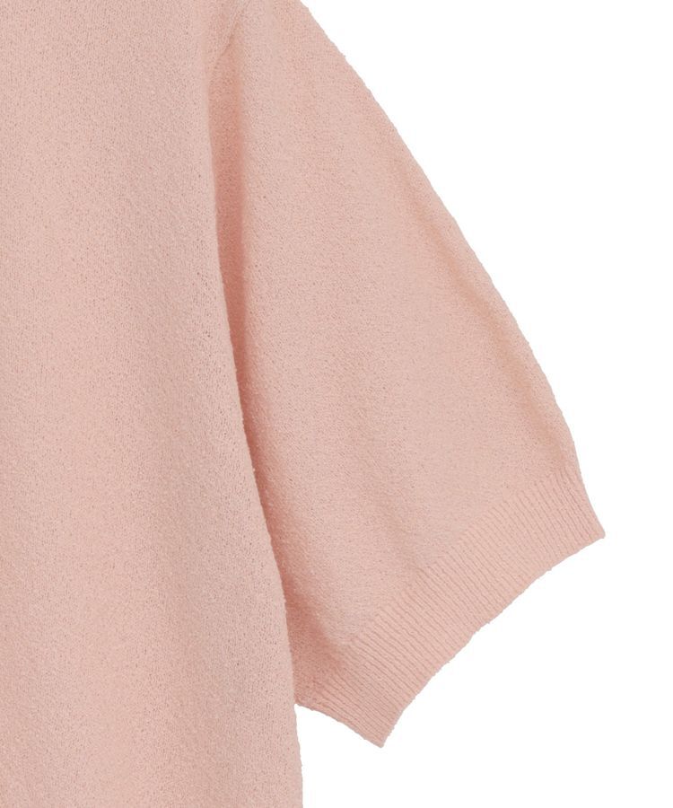 AMERICAN HOLIC「ブークレ半袖ニットトップス」|ニット・セーター|