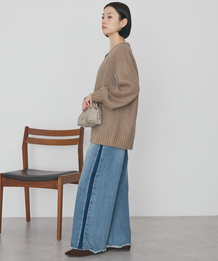 AMERICAN HOLIC「チュールレイヤードカーディガン」|カーディガン|