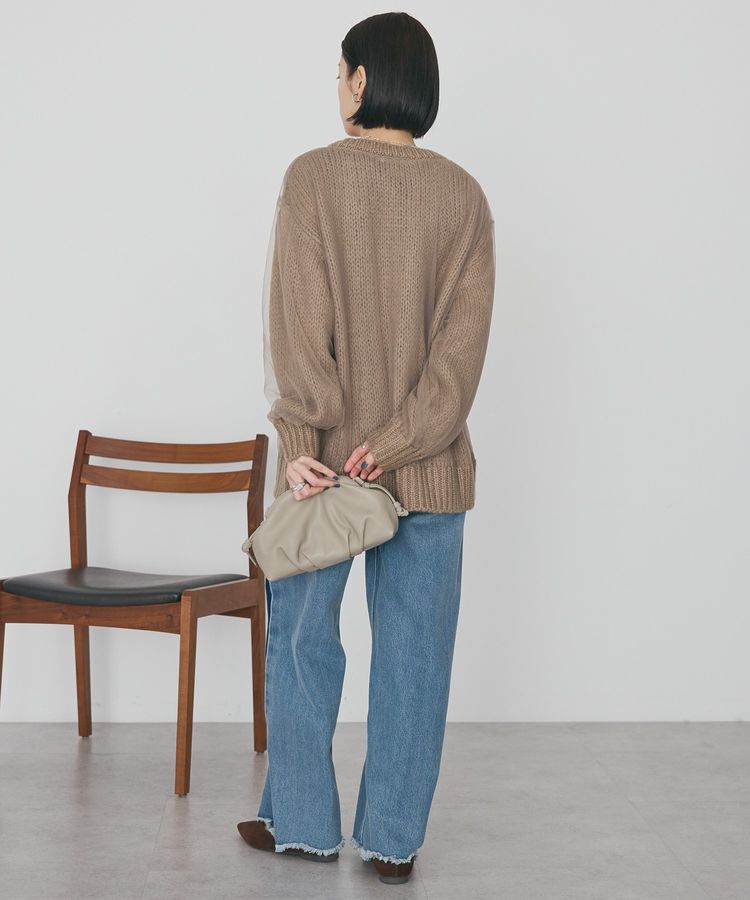 AMERICAN HOLIC「チュールレイヤードカーディガン」|カーディガン|