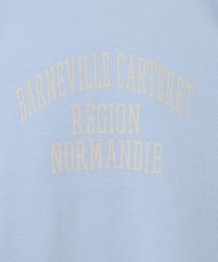 Green Parks「裏起毛配色ステッチロゴチュニック」|スウェット・ジャージ|