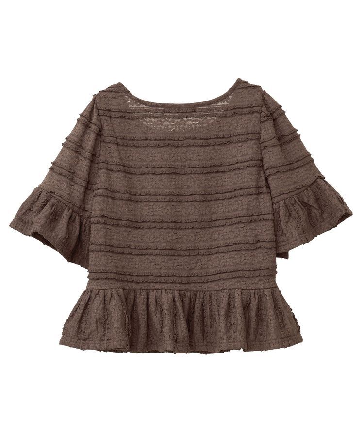 Green Parks「・SUGAR SPOON レースフリルプルオーバー」|Tシャツ・カットソー|