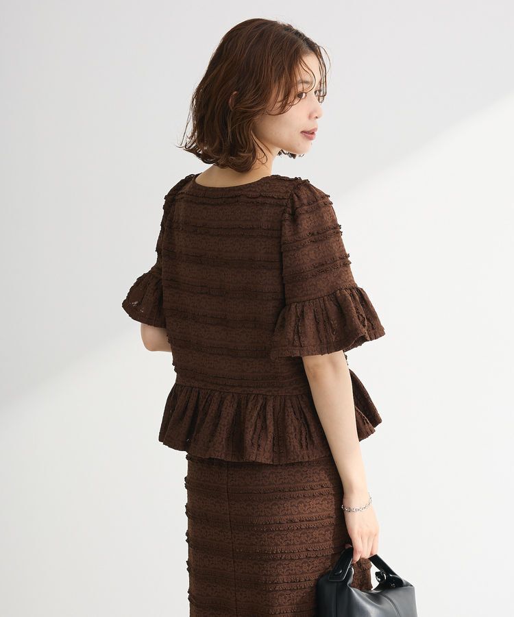 Green Parks「・SUGAR SPOON レースフリルプルオーバー」|Tシャツ・カットソー|