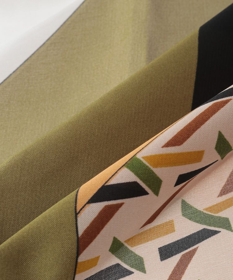 Green Parks「・ジオメトリーパターンスカーフ 70&times;70」|バンダナ・スカーフ|