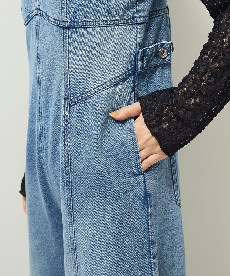 Green Parks「・SUGAR SPOON デニムコルセットオールインワン」|オールインワン|