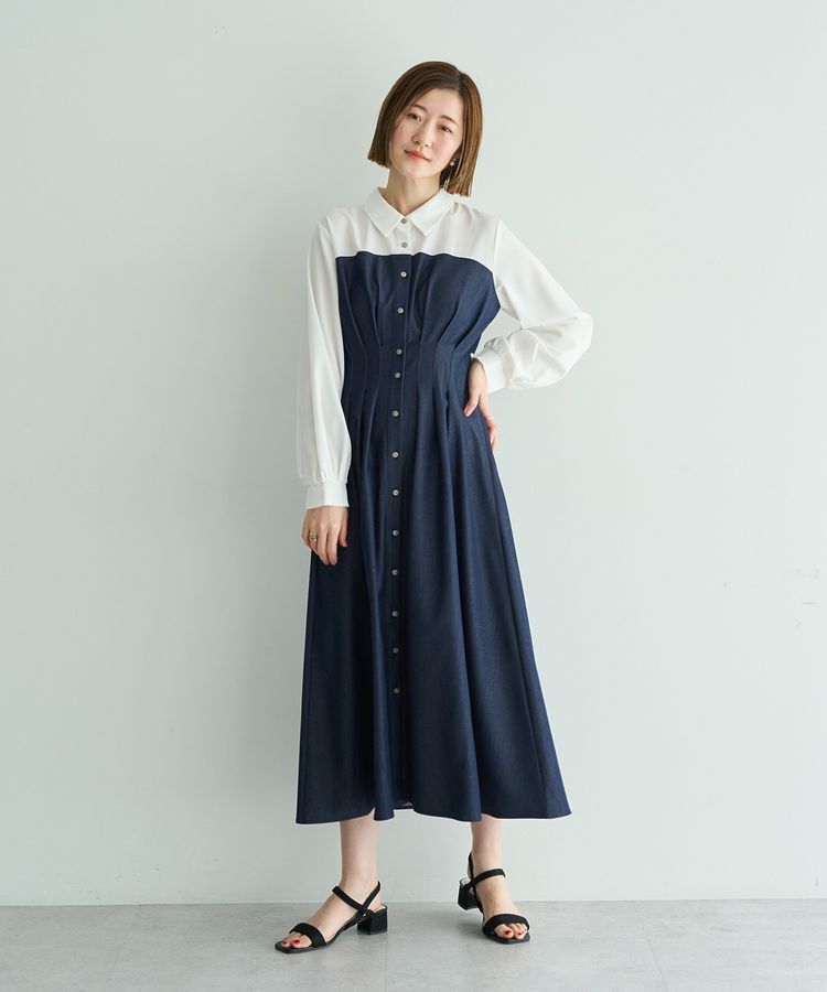 YECCA VECCA「ベアドッキングワンピース」|ワンピース|