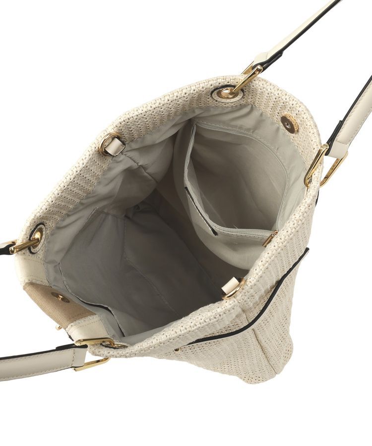 YECCA VECCA「【A4対応】2wayライントートバッグ」|トートバッグ|