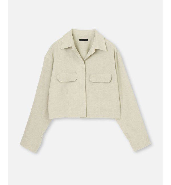 allureville「バックギャザーステンカラーブルゾン」|ブルゾン・スタジャン|