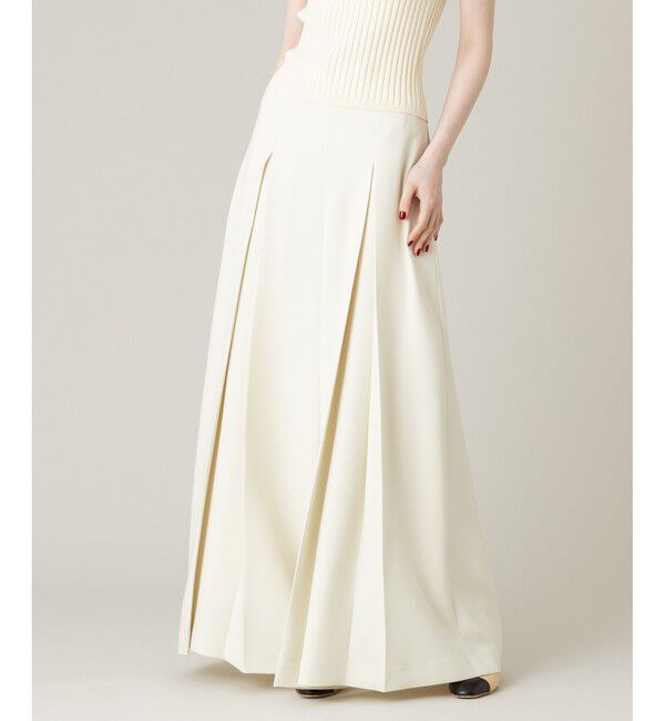 LOULOU WILLOUGHBY「【LOULOU WILLOUGHBY】ジョーゼットタックワイドパンツ」|その他|