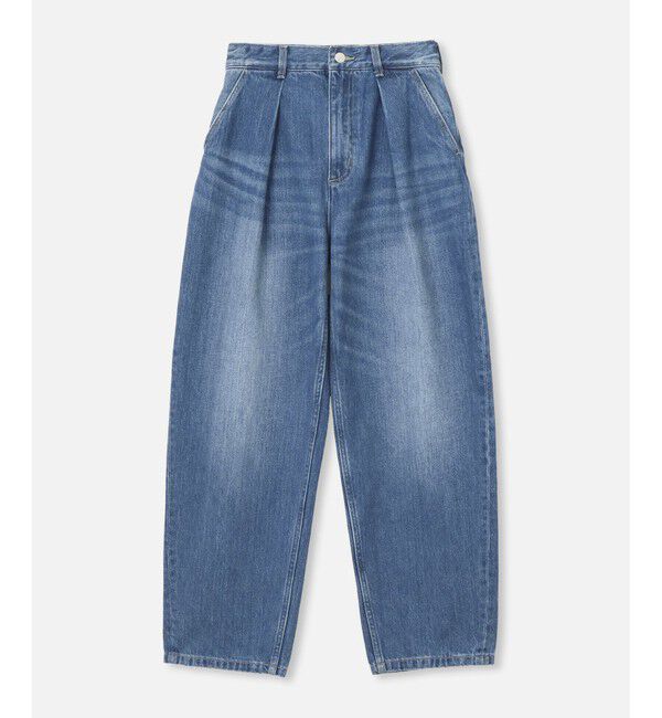 allureville「デニムテーパードパンツ」|デニム|ブルー