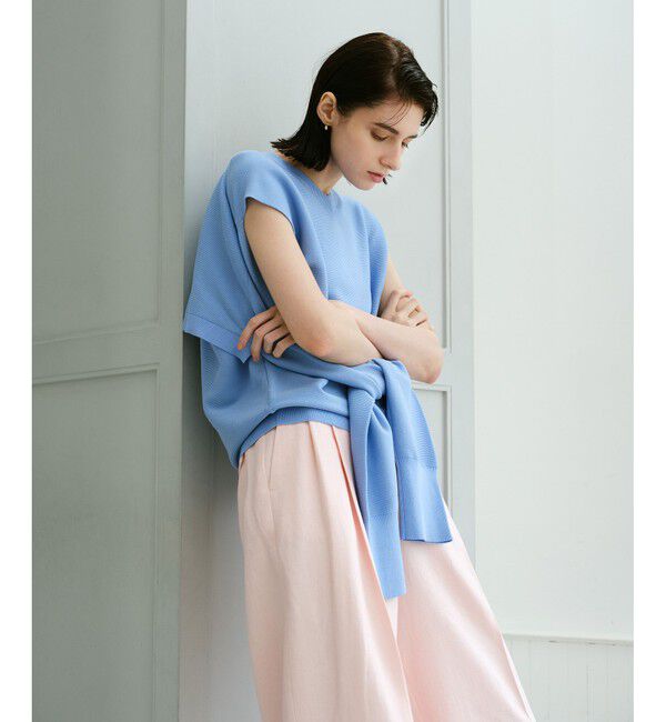 allureville「スラッシュアーム2WAY プルオーバー」|ニット・セーター|