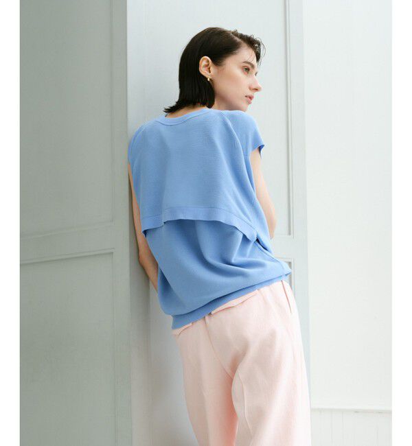 allureville「スラッシュアーム2WAY プルオーバー」|ニット・セーター|