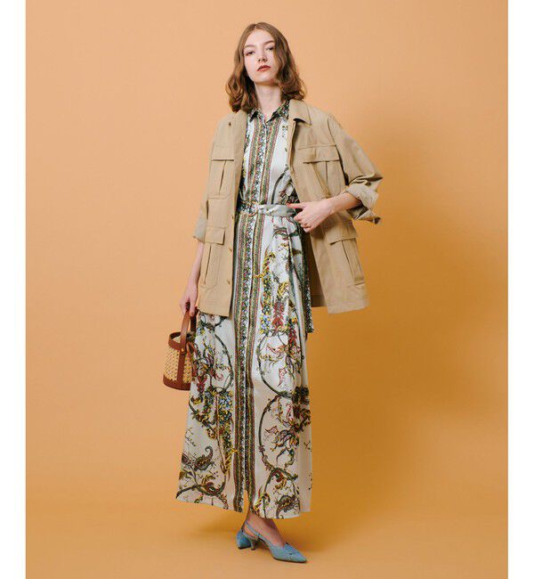 allureville「シャンブレーミリタリーブルゾン」|ブルゾン・スタジャン|