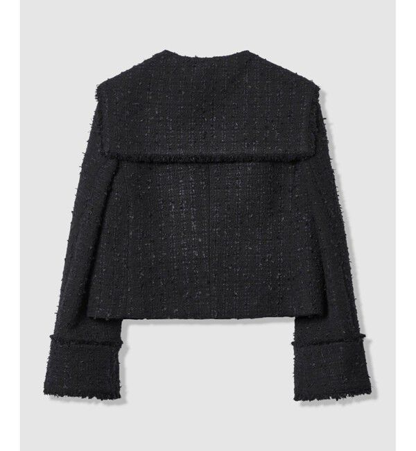 LOULOU WILLOUGHBY「【LOULOU WILLOUGHBY】ファンシーツイードセーラージャケット」|テーラードジャケット|