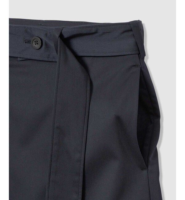 allureville「サテンストレッチベルテッドパンツ」|チノ|