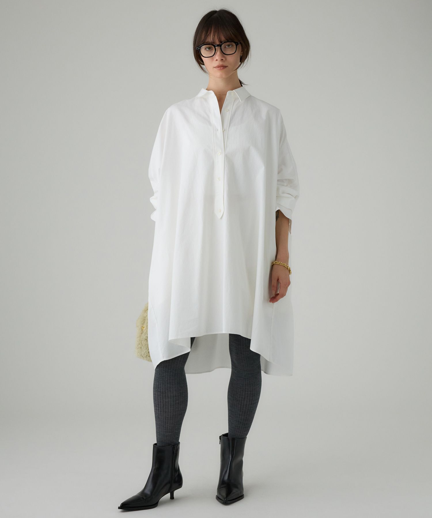 BABYLONE「ポンチョミニワンピース」|ワンピース|ﾎﾜｲﾄ