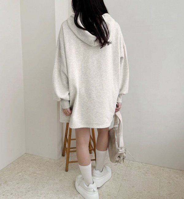  「【WEB限定】ビッグシルエットジップパーカー／裏毛」|プルオーバー|