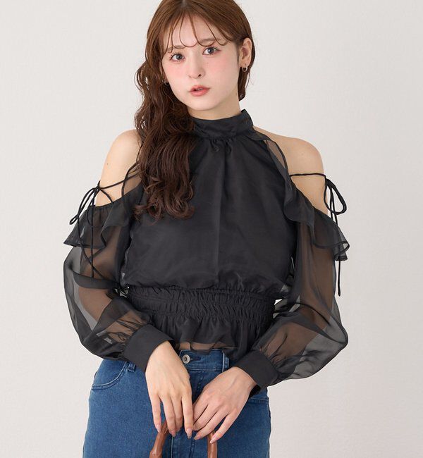  「バックリボンアメスリブラウス」|シャツ・ブラウス|