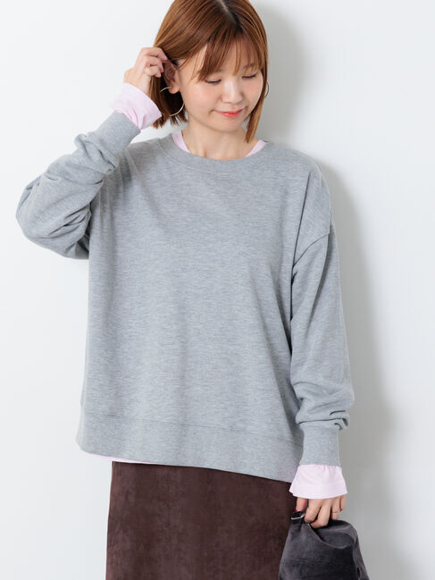 Lugnoncure「リラックス裏毛スウェット」|その他|グレー