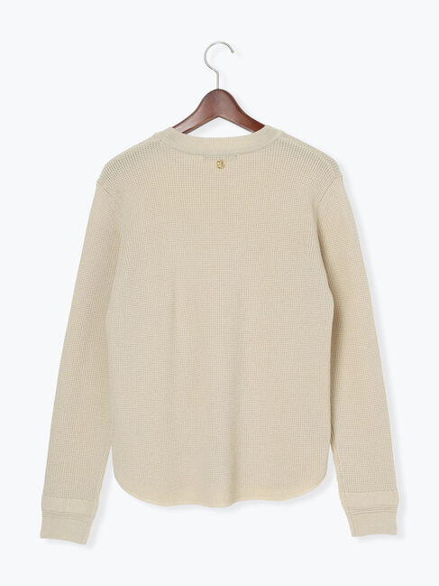 Te chichi「チャーム付きワッフルニットプルオーバー」|ニット・セーター|