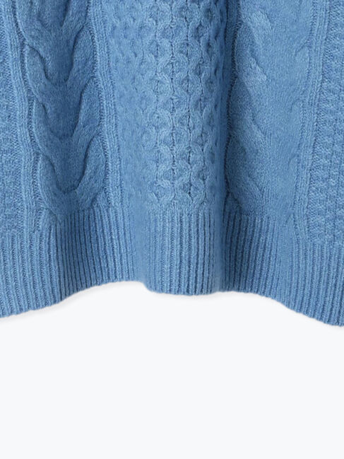 Samansa Mos2「フリンジ前後2WAYニット」|カーディガン|