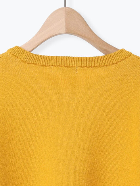 Samansa Mos2「ロゴジャカードニット」|ニット・セーター|