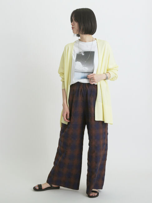 sm2rhythm「シアーロングカーディガン」|カーディガン|