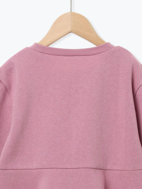 Samansa Mos2 Lagom「いちごさがら刺繍裏起毛トレーナー」|Tシャツ・カットソー|