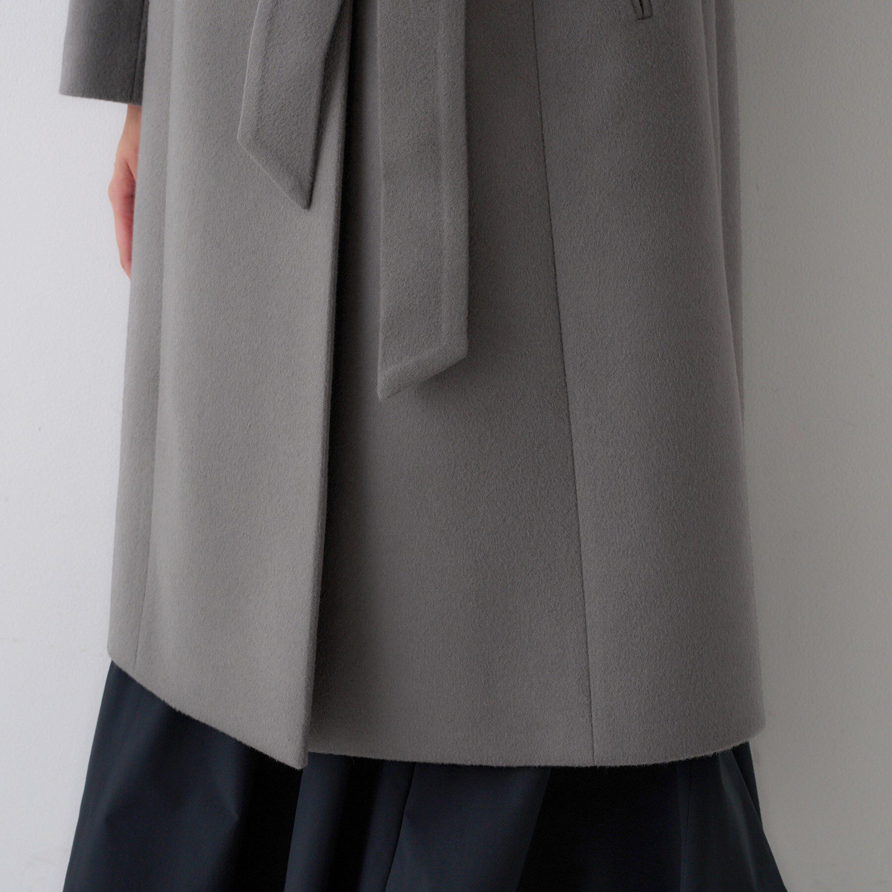 UNTITLED「【きれいめ/スタイリッシュ】2WAYスタンドカラーロングコート」|その他|