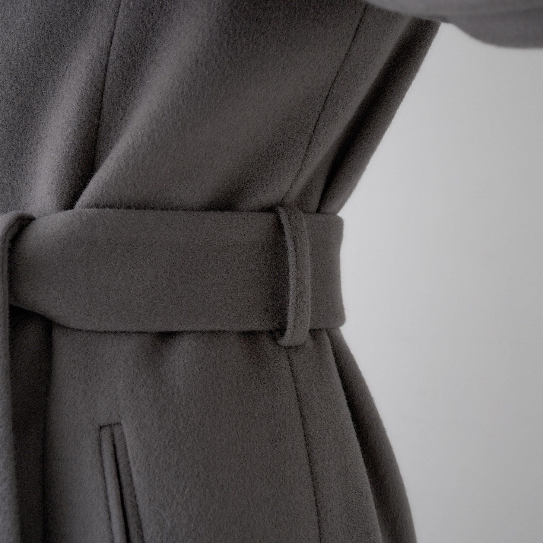 UNTITLED「【きれいめ/スタイリッシュ】2WAYスタンドカラーロングコート」|その他|