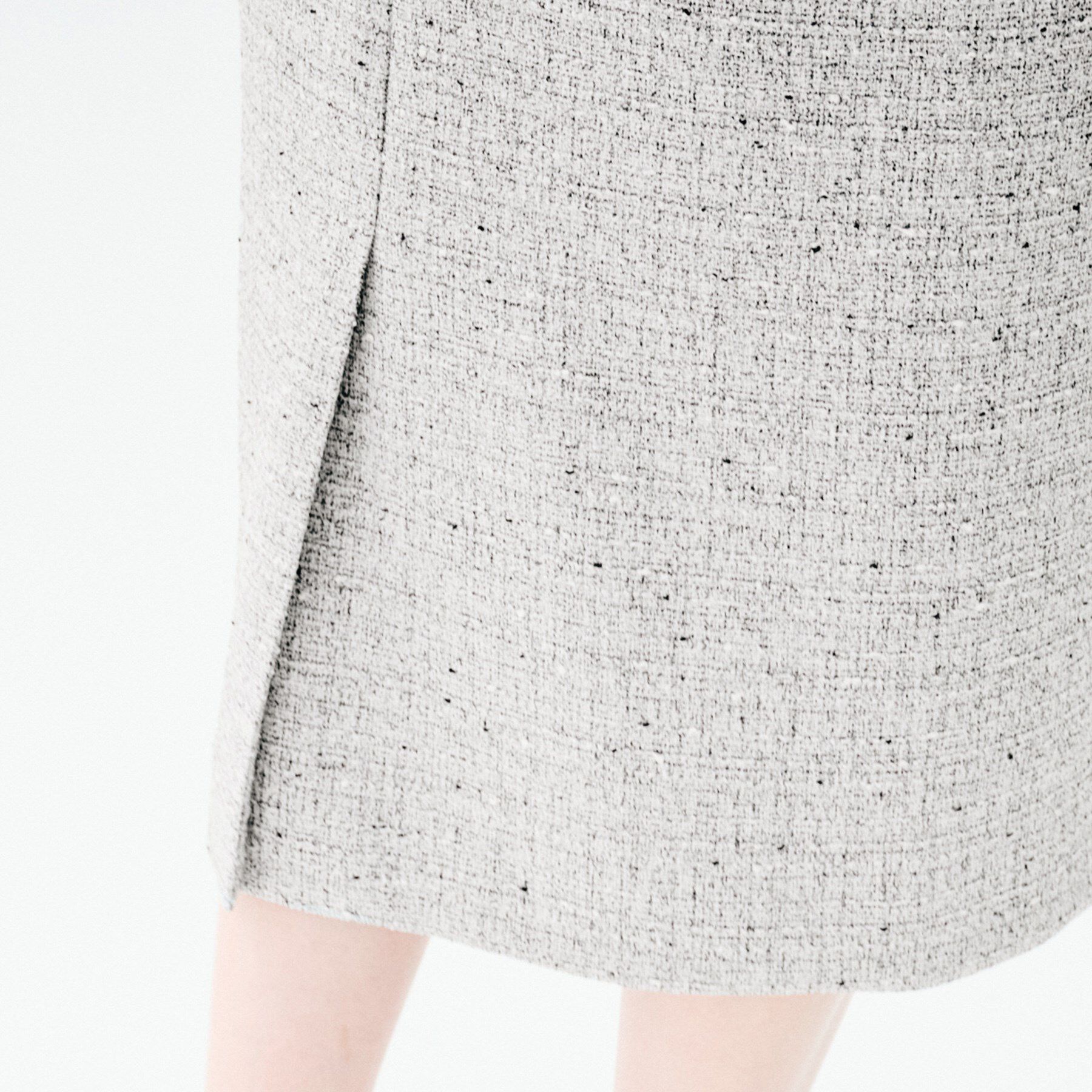 UNTITLED「【洗えるワンピース/カジュアル/ドレッシー】ツイード ジャンパースカート」|ワンピース|