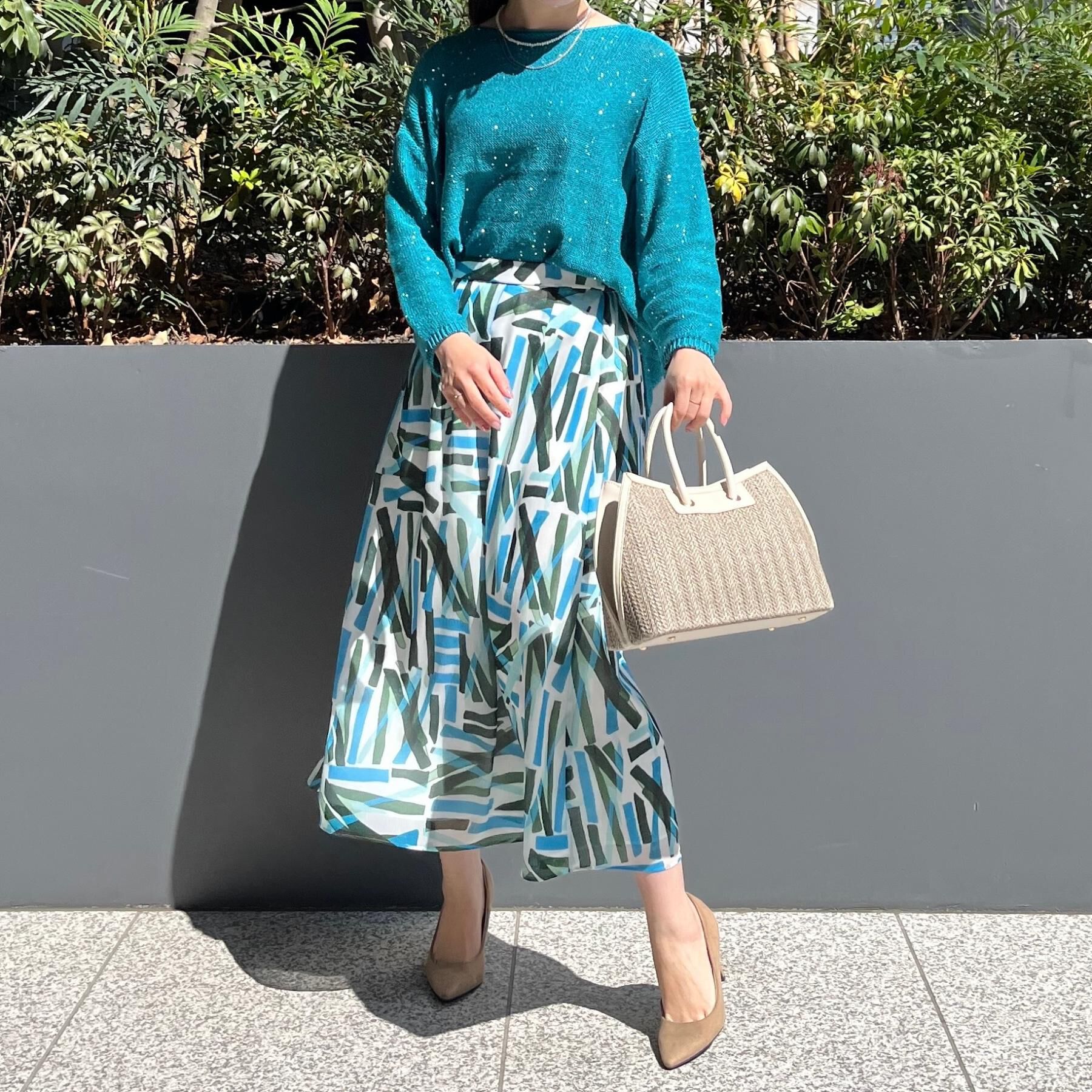 COUP DE CHANCE「【洗える】スパンコールニット」|ニット・セーター|