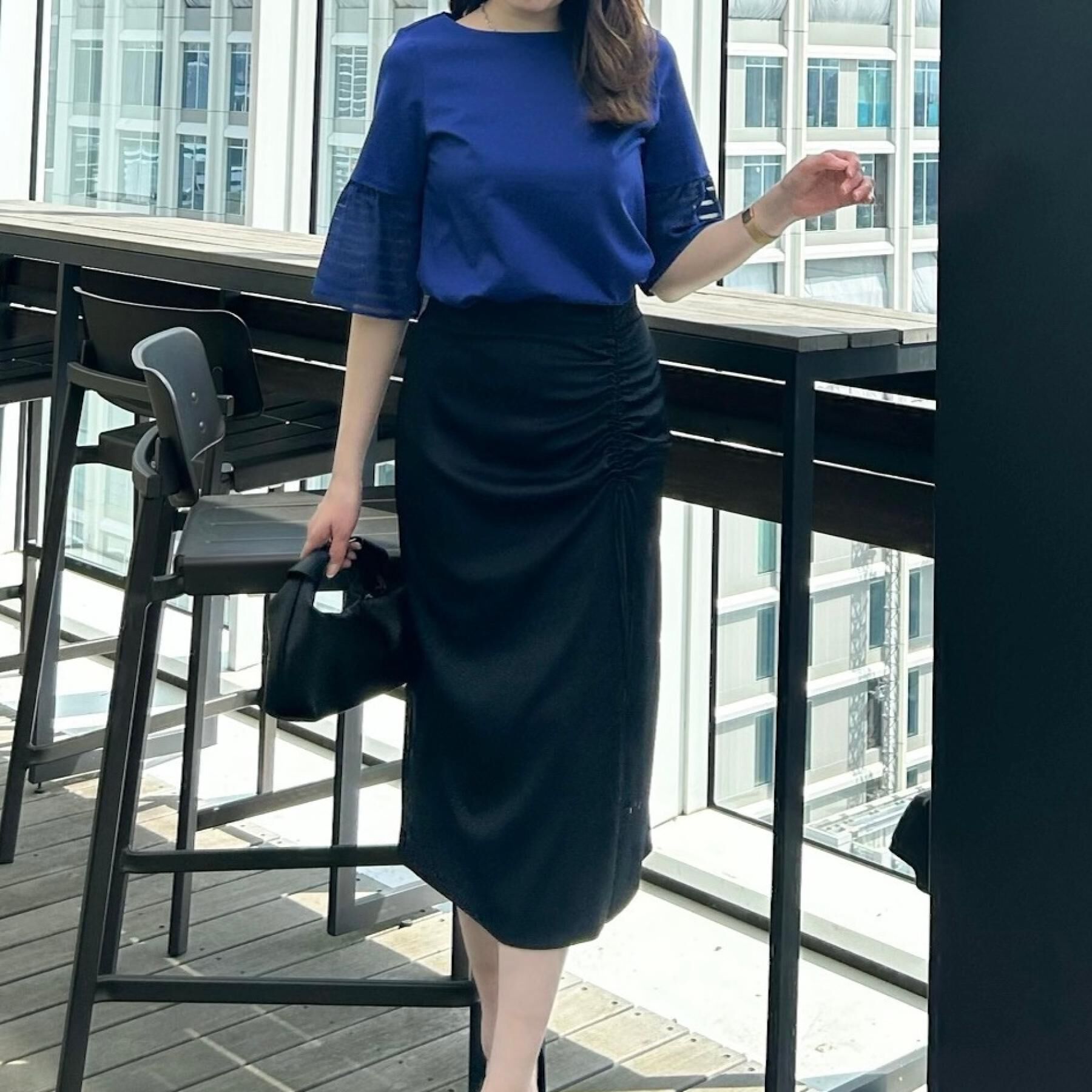 COUP DE CHANCE「【洗える／日本製】ドロストデザイン ナロータイトスカート」|スカート|