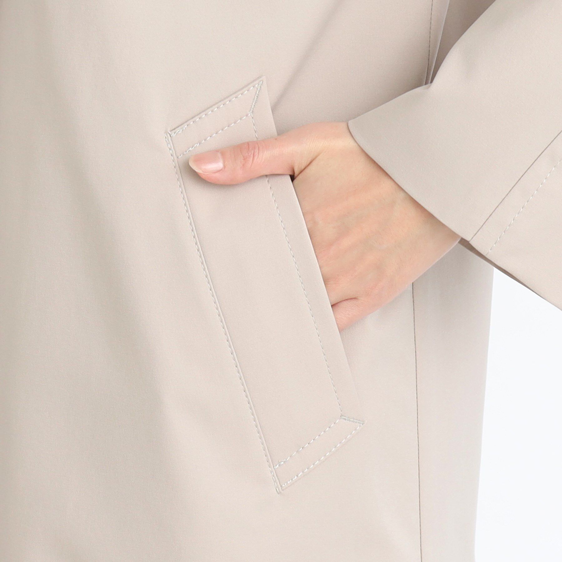 Reflect「【撥水】ストレッチステンカラーコート」|ステンカラーコート|