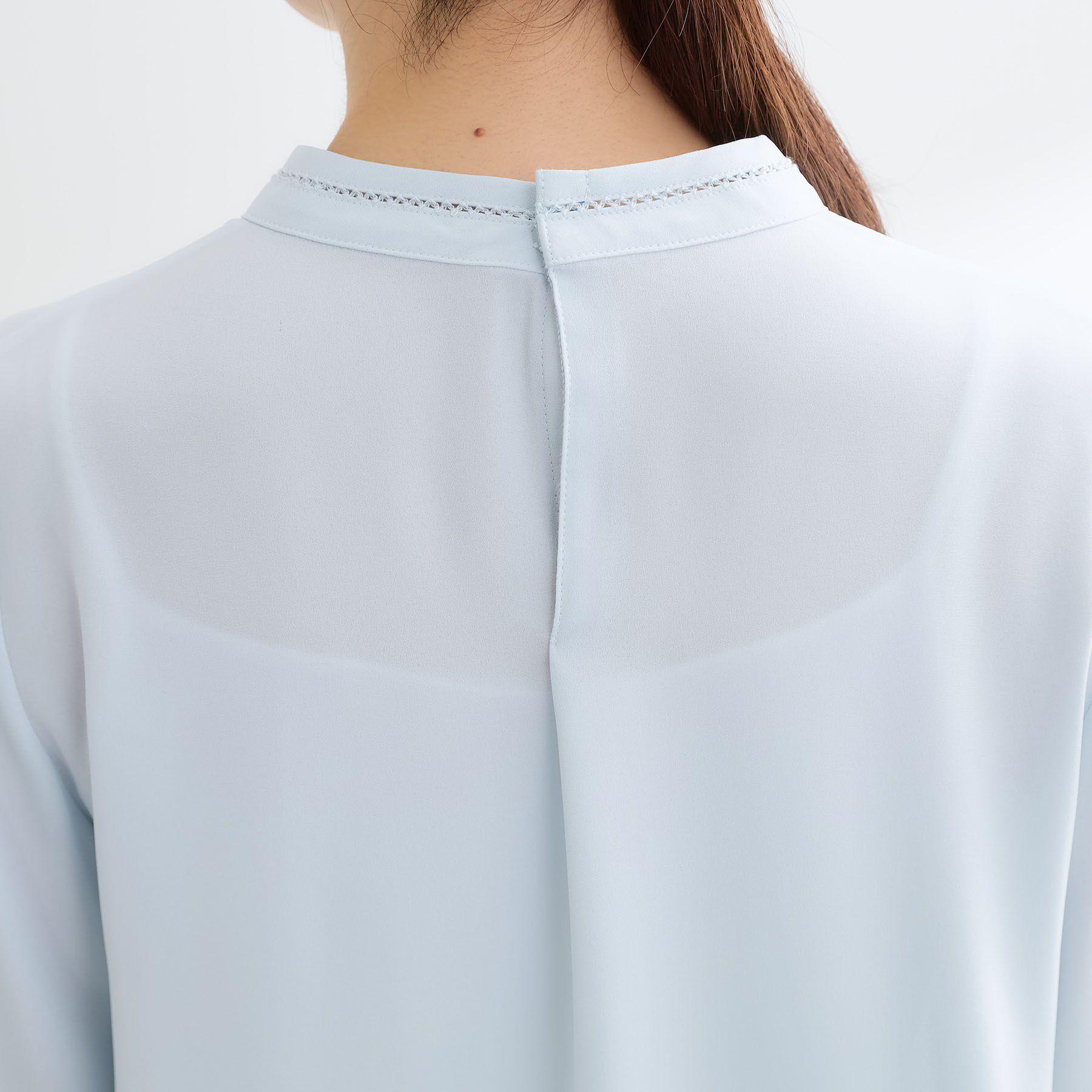 Reflect「タックスタンドカラーブラウス」|シャツ・ブラウス|